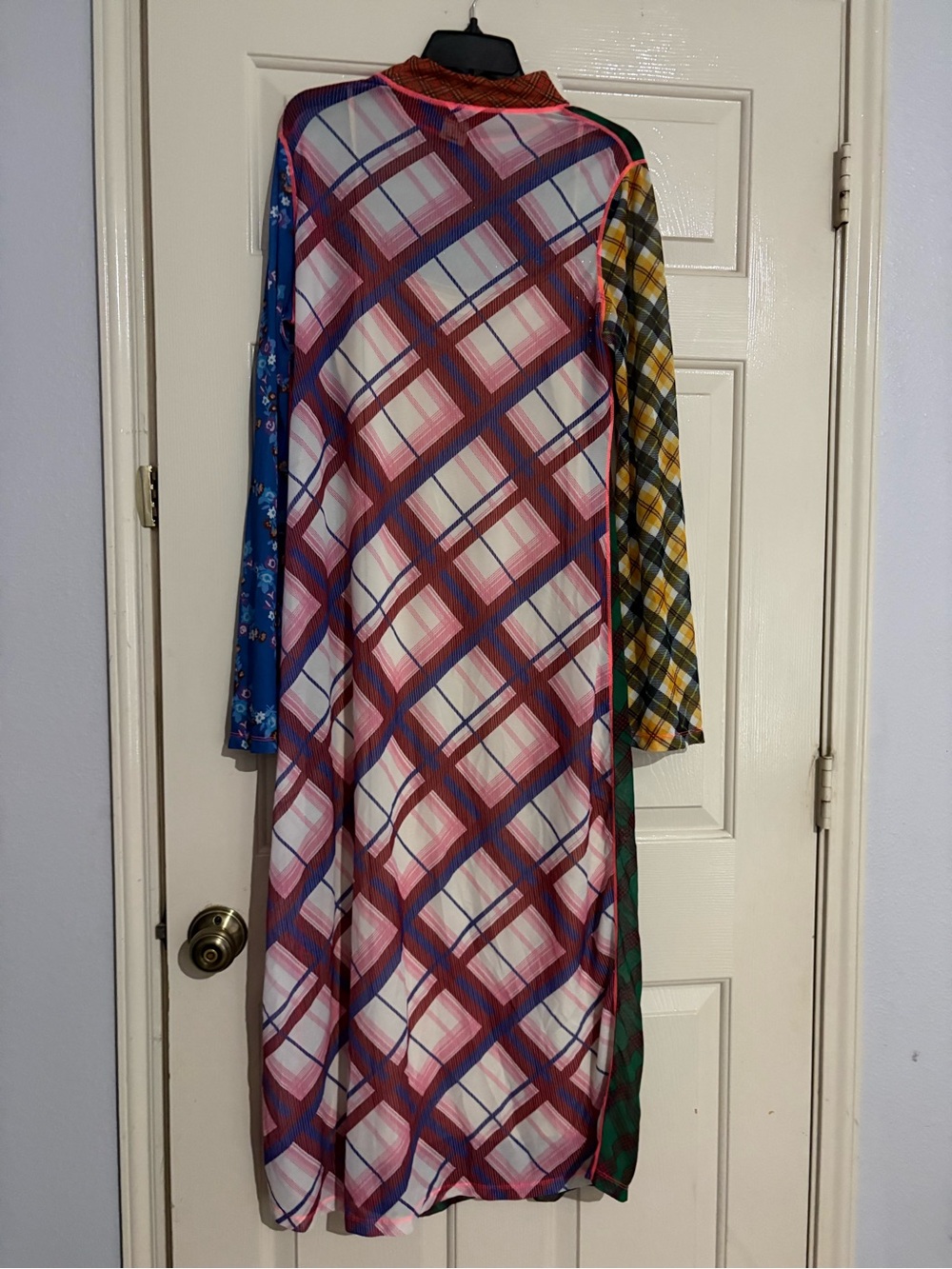 Anthropologie CeliaB Midi Slip Dress Green Ixora Mesh Preppy Retro L - Picture 4 of 8